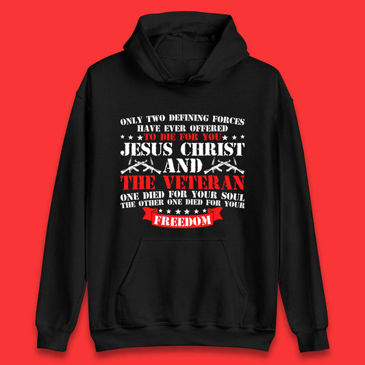 Jesus Christ And The Veteran Unisex Hoodie