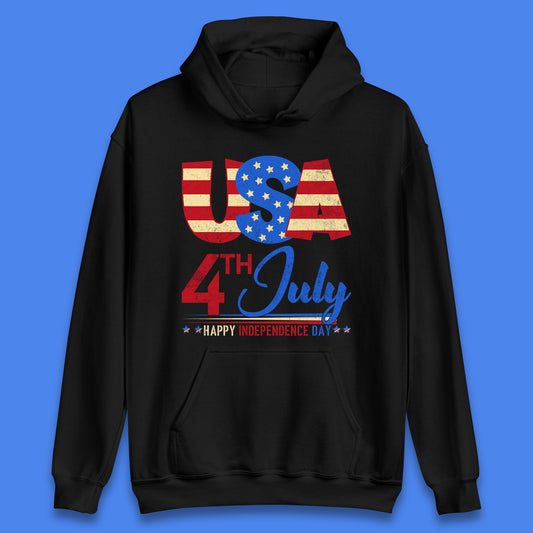 USA 4th July Happy Independence Day Celebration Patriotic Unisex Hoodie