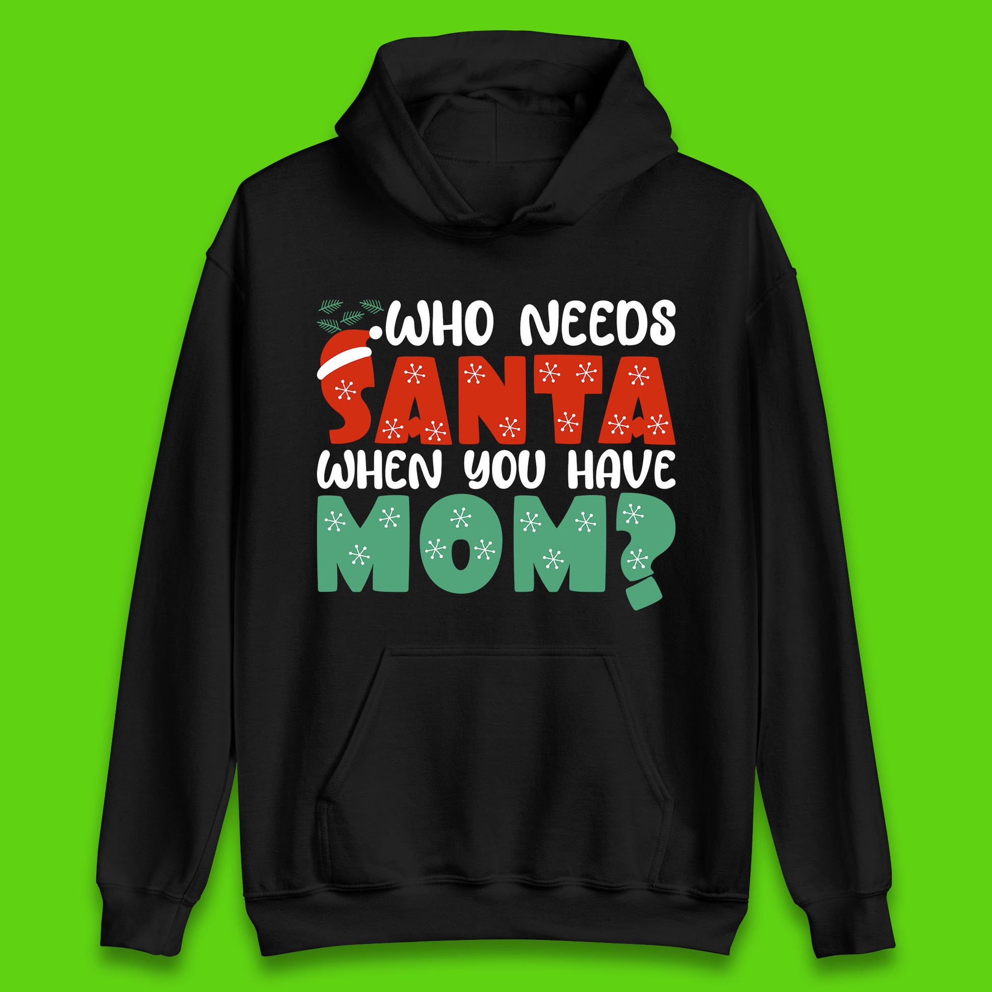 santa mom christmas hoodie