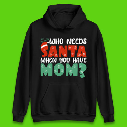 santa mom christmas hoodie