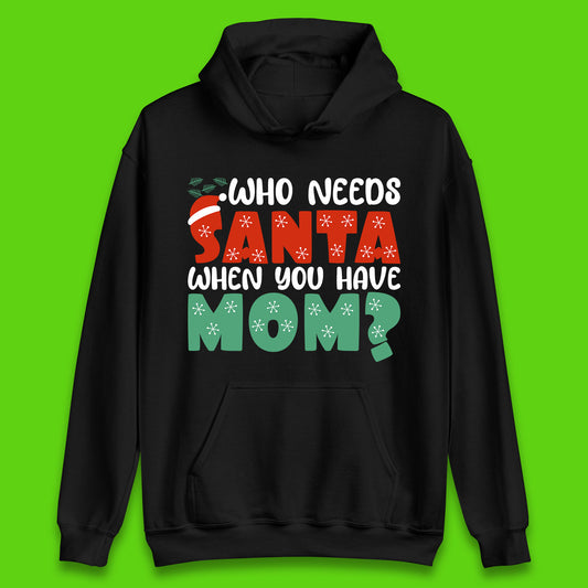 santa mom christmas hoodie