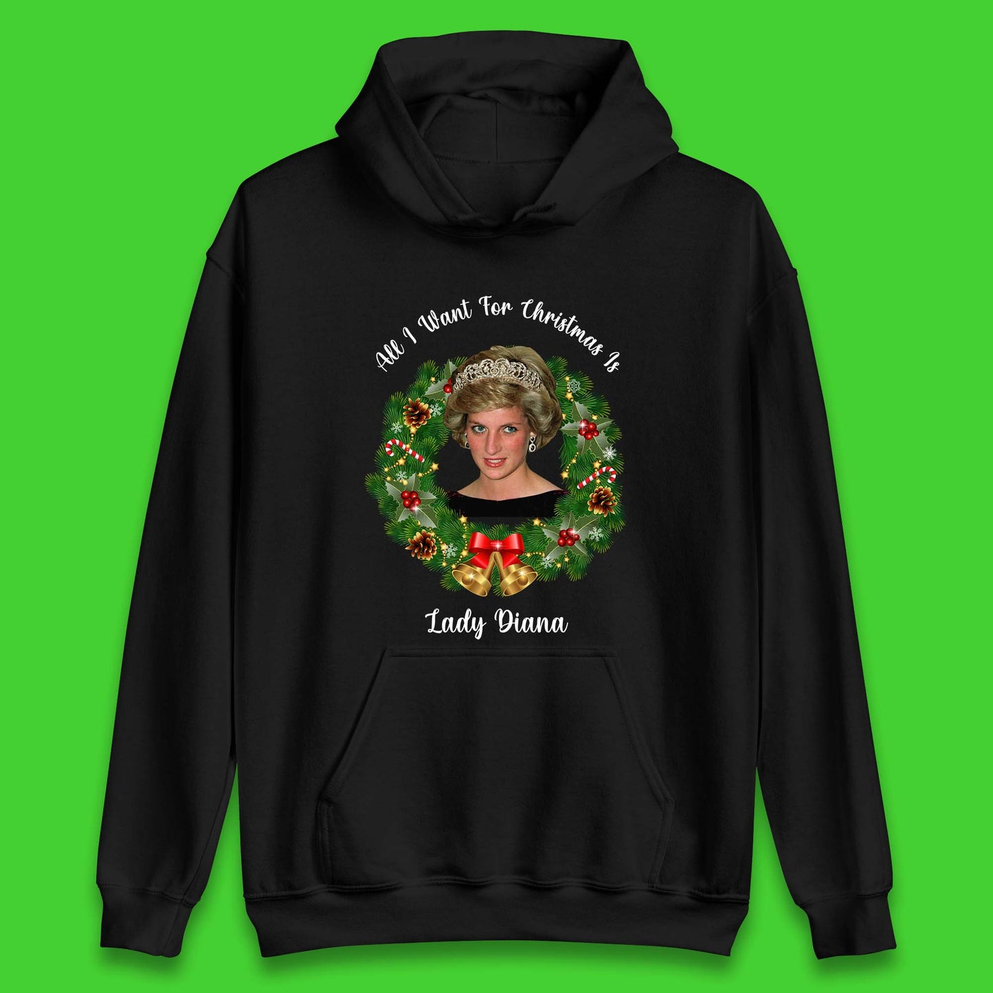 Lady Diana Christmas Unisex Hoodie
