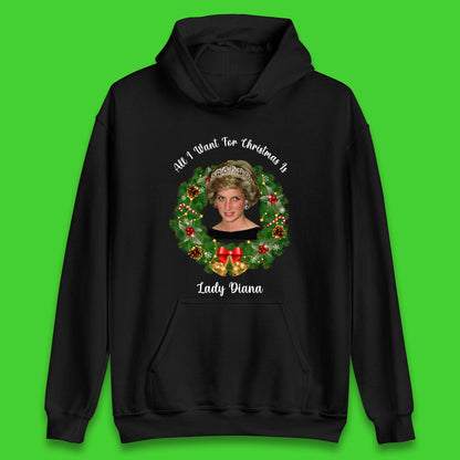 Lady Diana Christmas Unisex Hoodie
