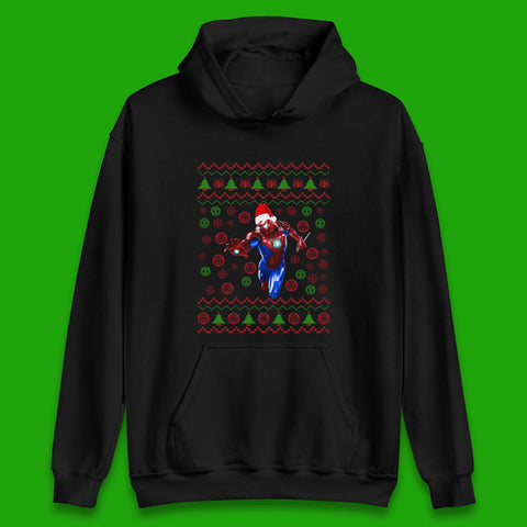 Iron Spider Man Suit Christmas Unisex Hoodie