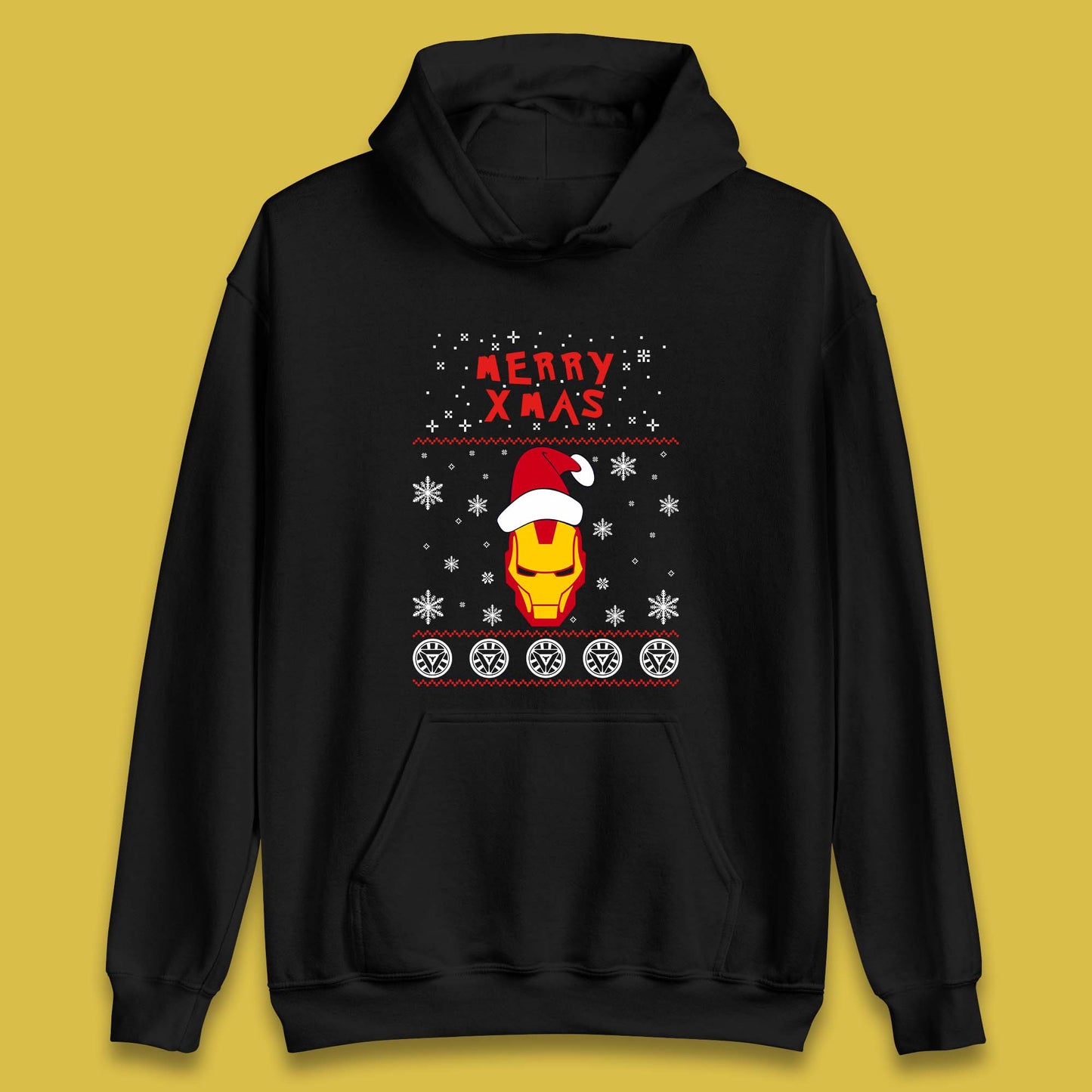 Merry Xmas Ironman Unisex Hoodie