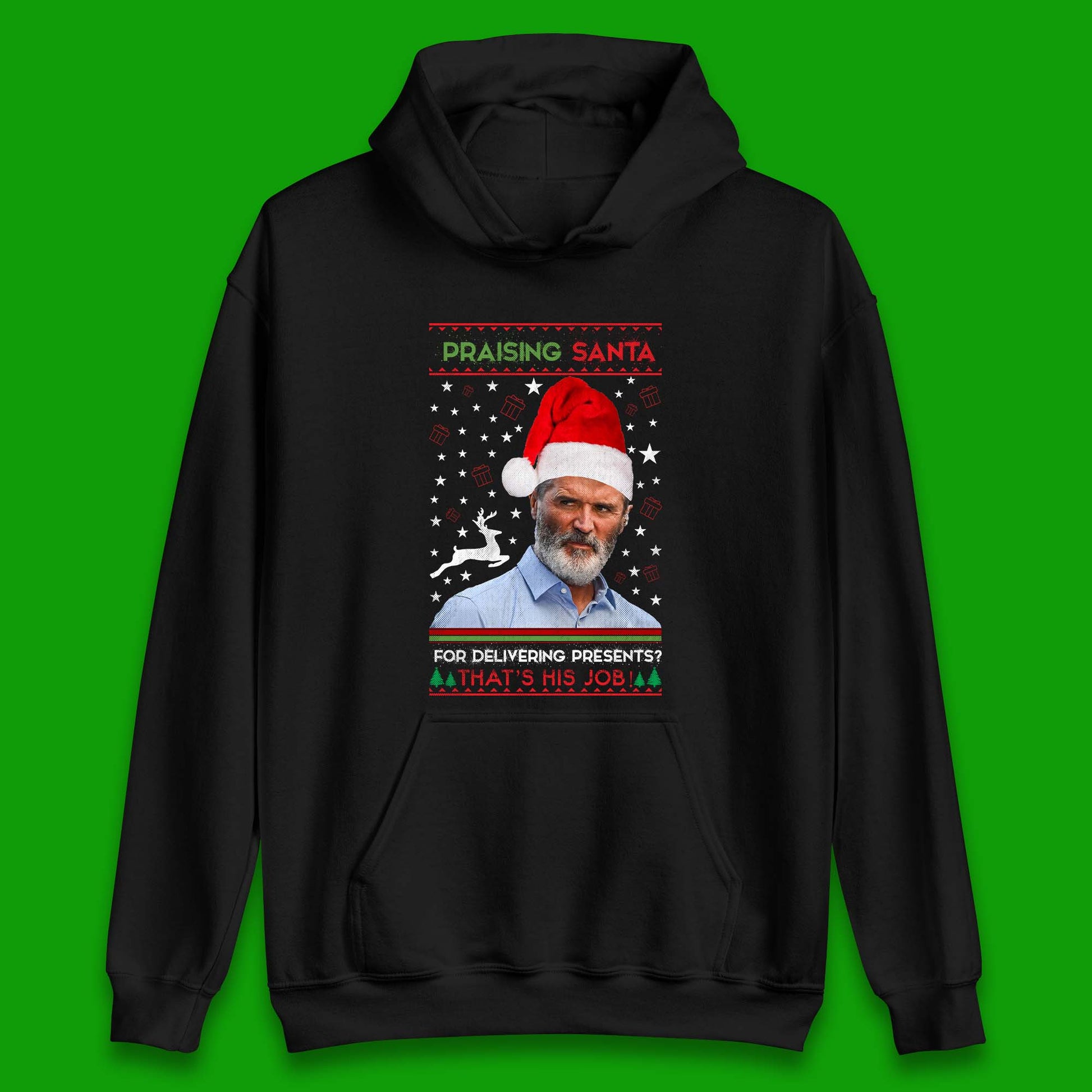 Roy Keane Christmas Hoodie