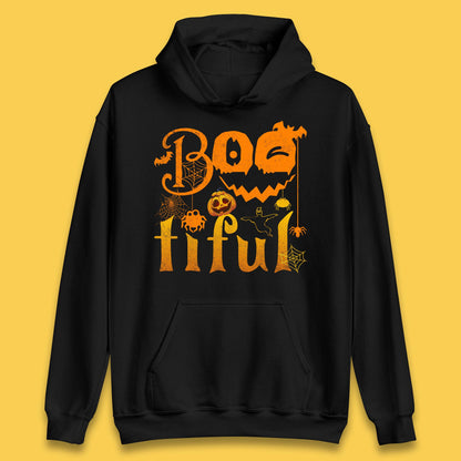 Bootiful Halloween Ghost Funny Boo Ghost Scary Spooky Season Unisex Hoodie