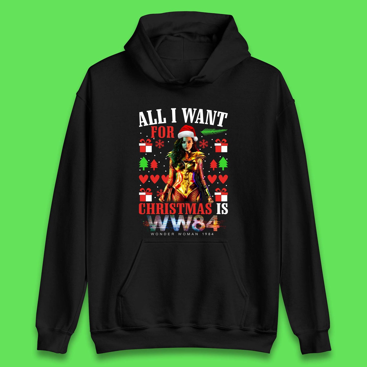 Wonder Woman 1984 Christmas Unisex Hoodie