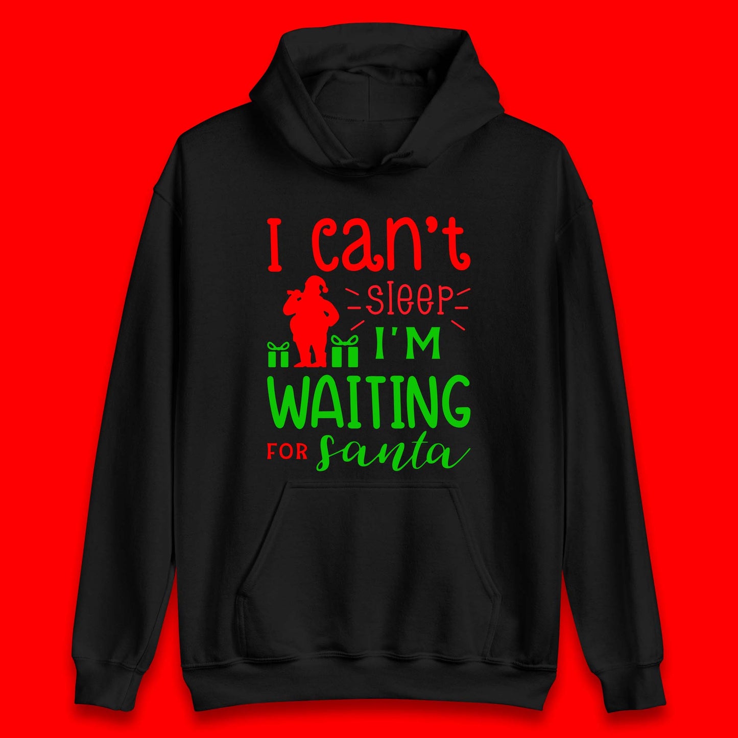 Christmas Waiting For Santa Unisex Hoodie