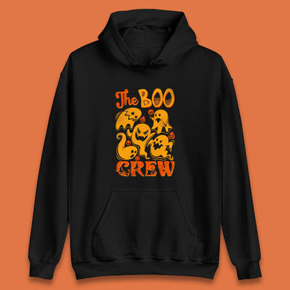 The Boo Crew Halloween Horror Scary Boo Ghost Squad Spooky Vibes Unisex Hoodie