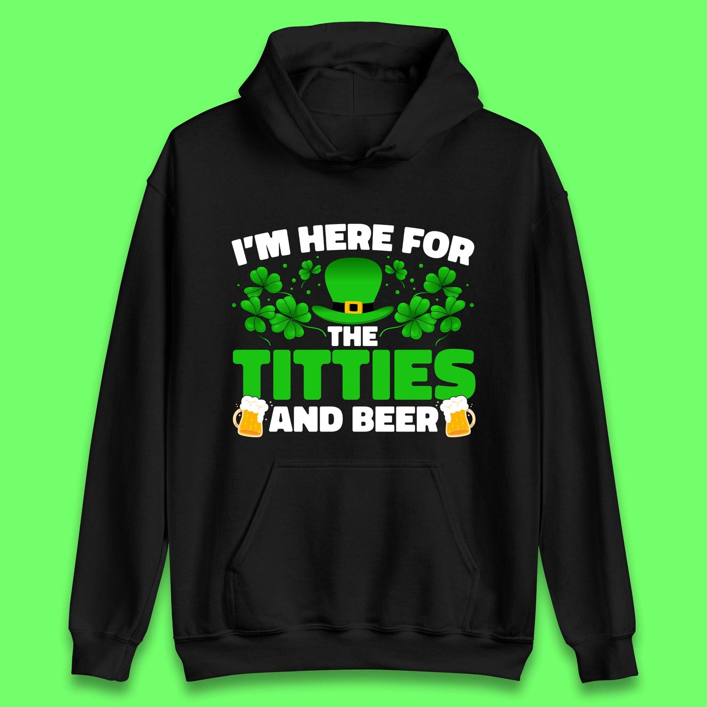 Rude St Patricks Day Hoodies UK