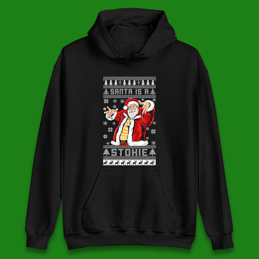 Santa is A Stokie Christmas Unisex Hoodie