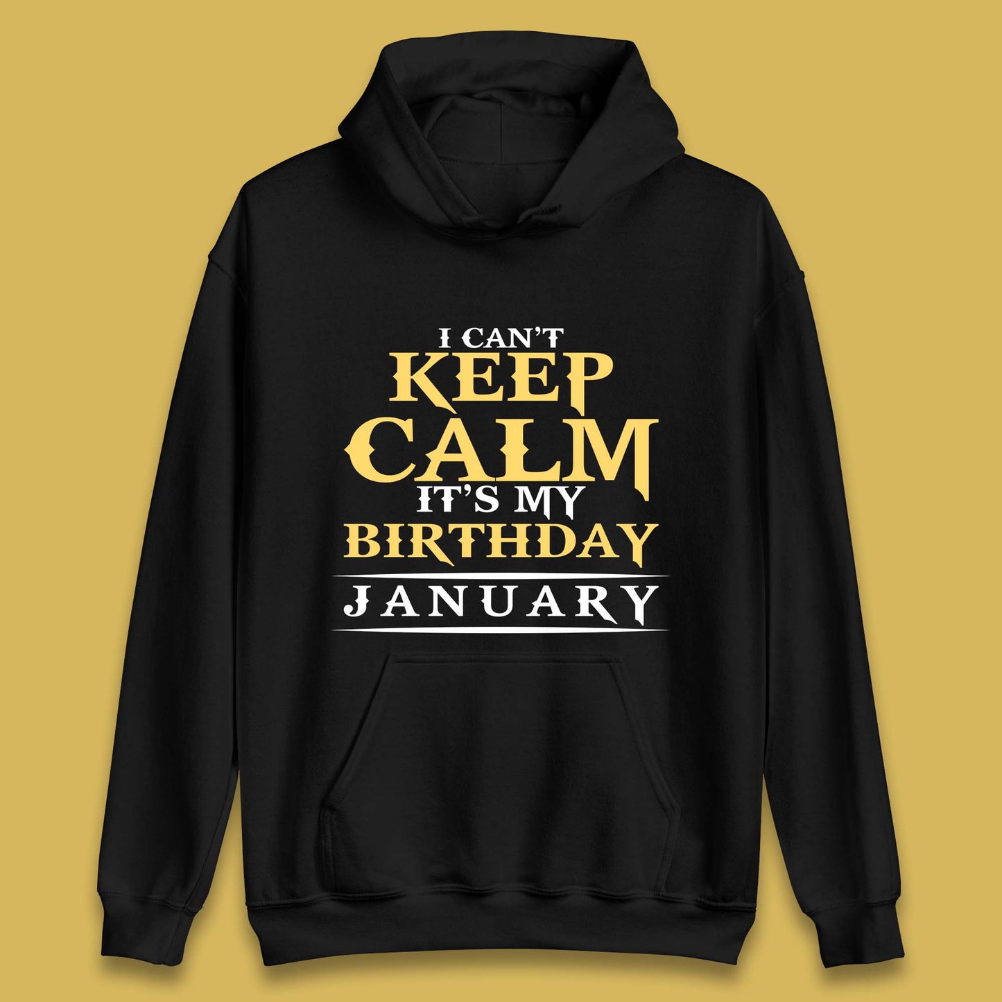 January Birth Party Unisex Hoodie