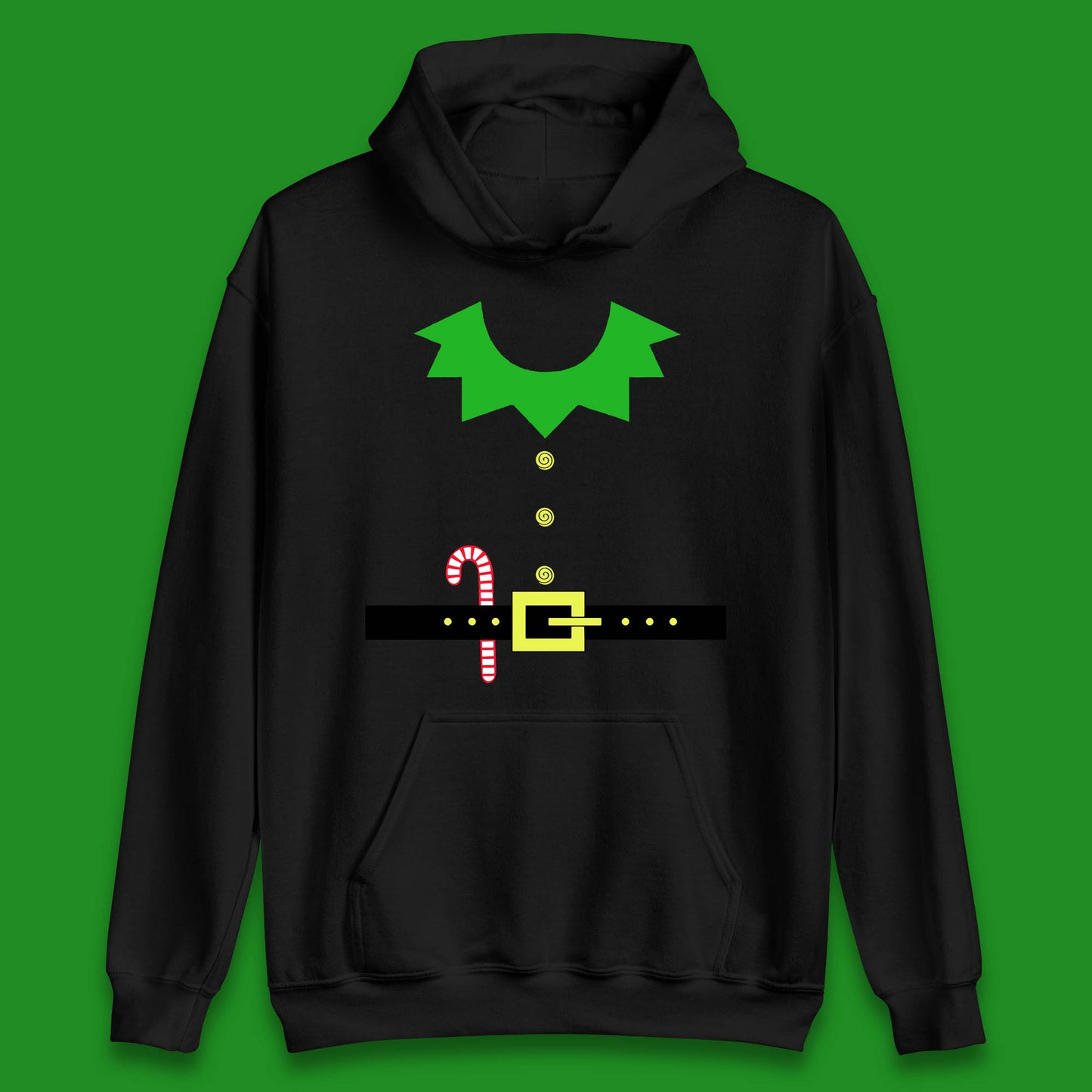 christmas elf costume christmas candy hoodie