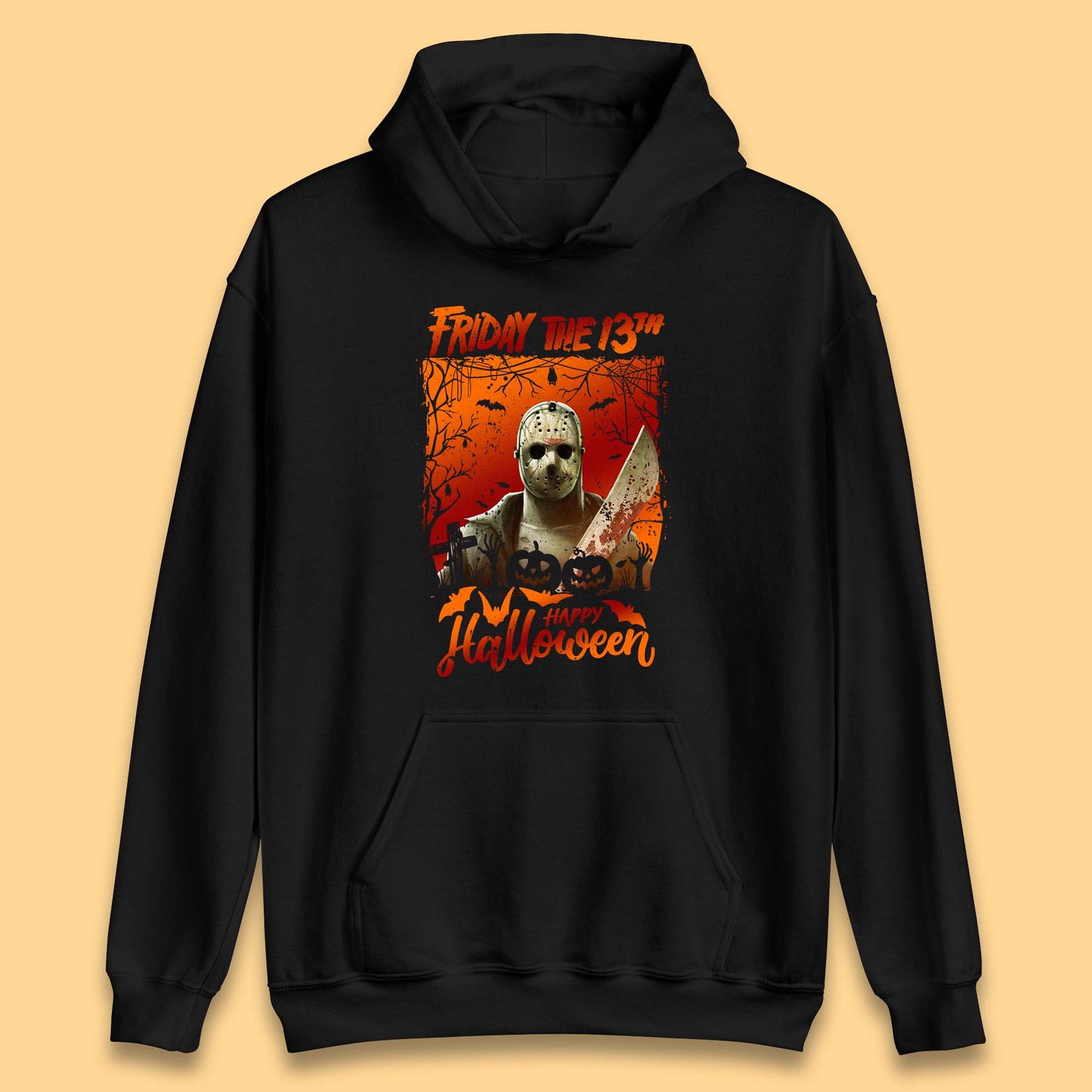 Friday The 13th Happy Halloween Jason Voorhees Halloween Horror Movie Character Unisex Hoodie