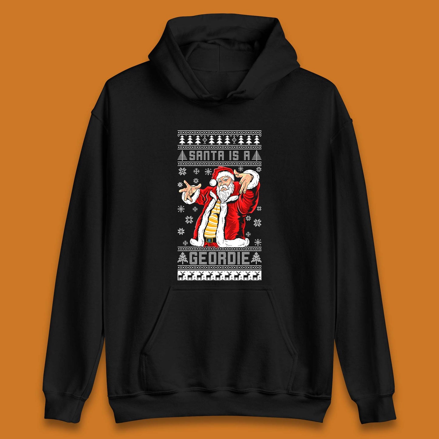 Santa Is A Gerodie Christmas Unisex Hoodie