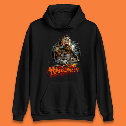 Halloween II The Nightmare Isn't Over Vintage Halloween Movie Poster Micheal Myers Horror Character Unisex Hoodie
