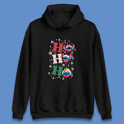 Ho Ho Ho Stitch Christmas Unisex Hoodie