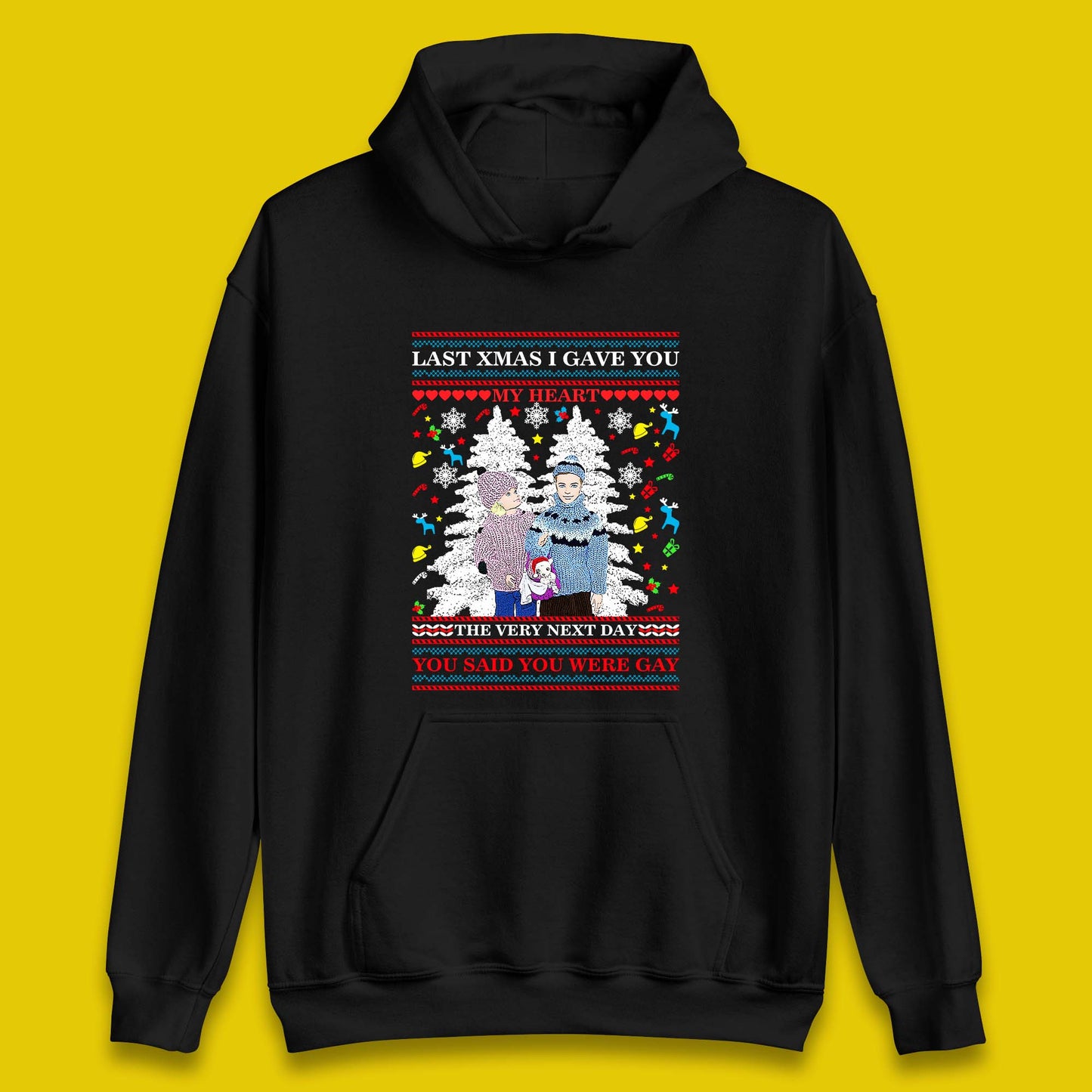 gay christmas hoodie