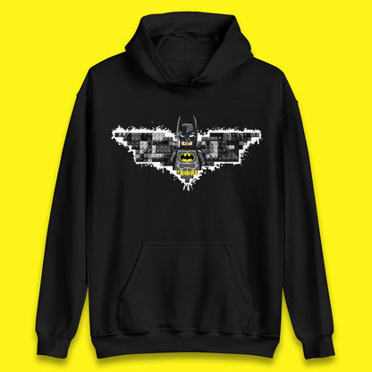 The Lego Batman Movie Superhero Building Bricks Block DC Comics Batman Master Builder Comic Book Character Unisex Hoodie