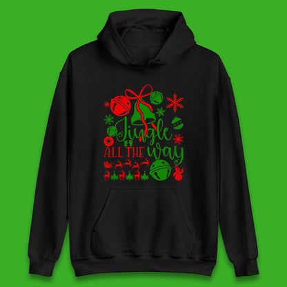 jingle all the way christmas hoodie