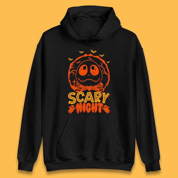 Halloween Scary Night Jack Skellington Nightmare Before Christmas Horror Scary Unisex Hoodie