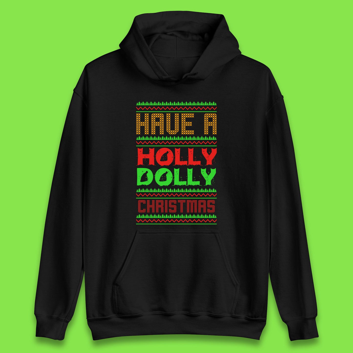 holly dolly christmas hoodie