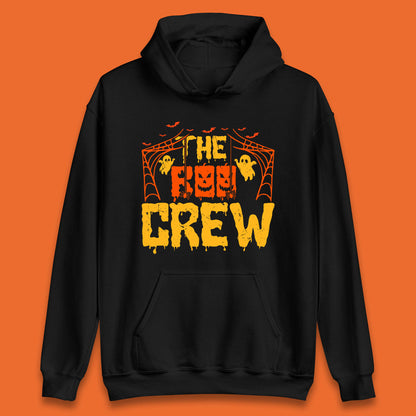 The Boo Crew Halloween Horror Spooky Boo Squad Matching Halloween Costume Unisex Hoodie
