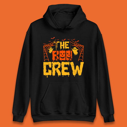 The Boo Crew Halloween Horror Spooky Boo Squad Matching Halloween Costume Unisex Hoodie