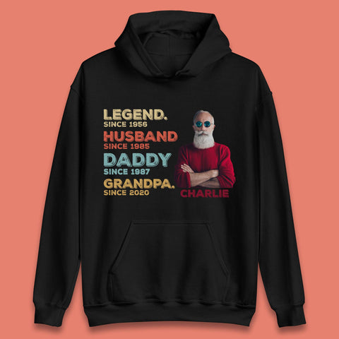 Personalised Legend Husband Daddy Grandpa Unisex Hoodie