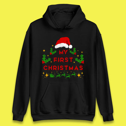 my first christmas winter hoodie