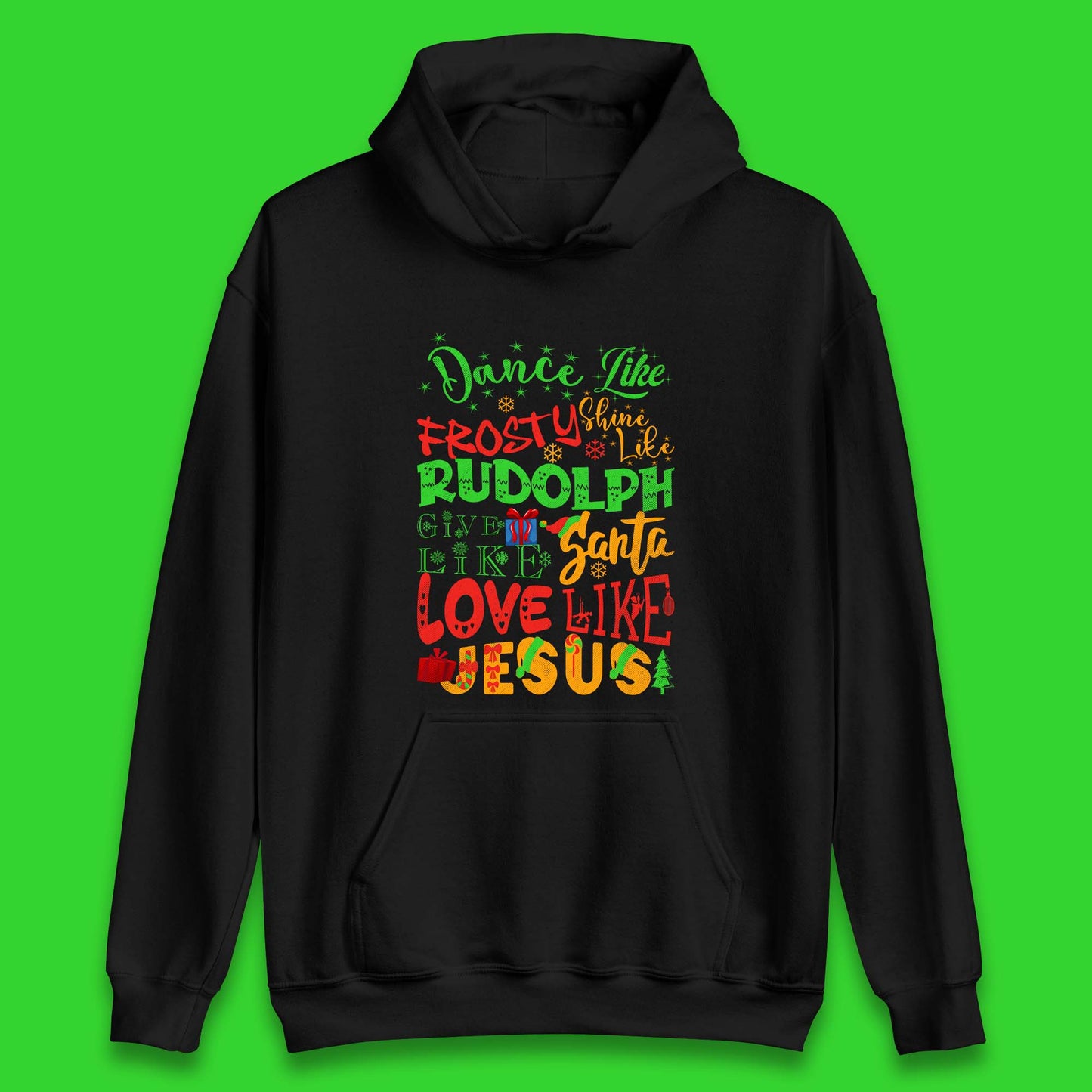Dance Like Frosty Christmas Unisex Hoodie