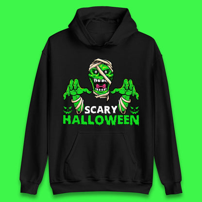 Scary Halloween Skull Zombie Mummy Horror Monster Zombie Hands Scary Vibes Unisex Hoodie