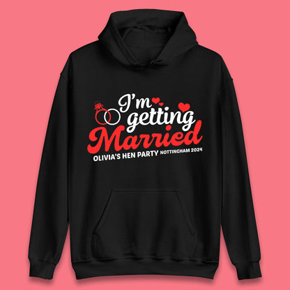 Custom Hen Do Party Unisex Hoodie