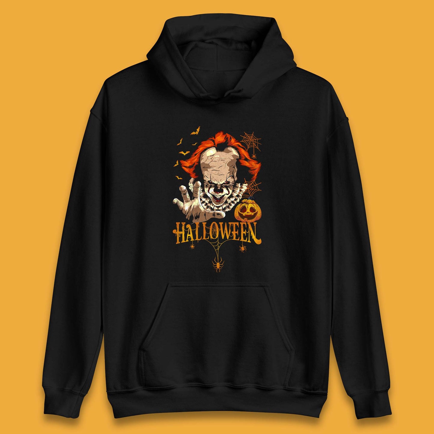 Halloween IT Pennywise Clown Horror Scary Movie Fictional Character Unisex Hoodie