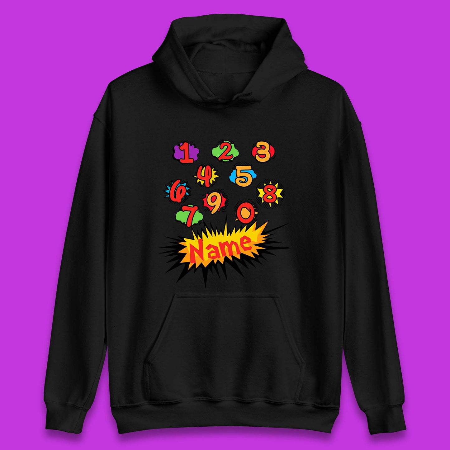 Personalised Number Day Unisex Hoodie