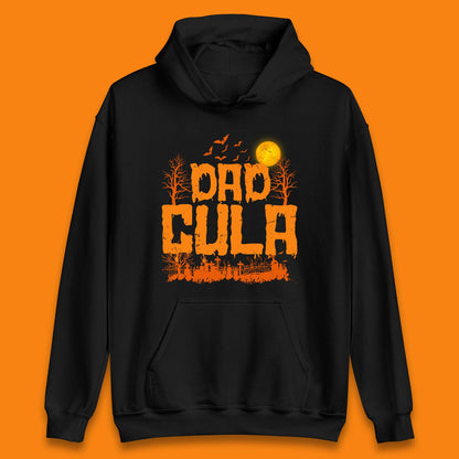 Dadcula Halloween Funny Monster Ghost Spooky Dad Gift Unisex Hoodie