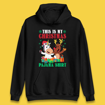 christmas unicorn reindeer hoodie