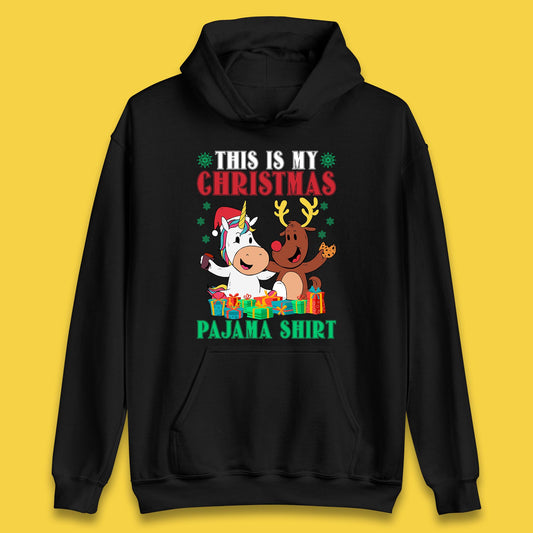 christmas unicorn reindeer hoodie