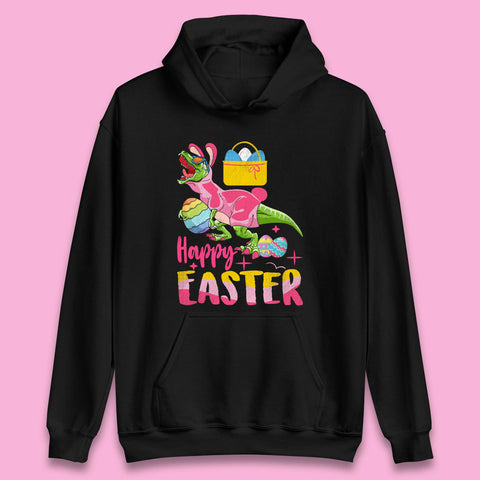 Happy Dinosaur Easter Unisex Hoodie