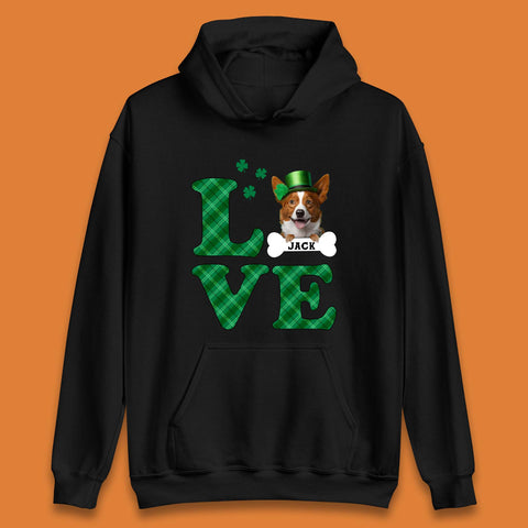 Personalised Love St. Patrick's Dog Unisex Hoodie