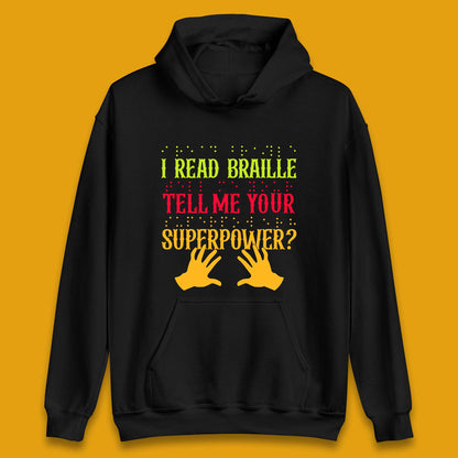 Braille Superpower Unisex Hoodie