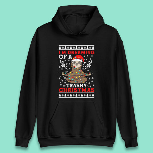 sloth christmas hoodie