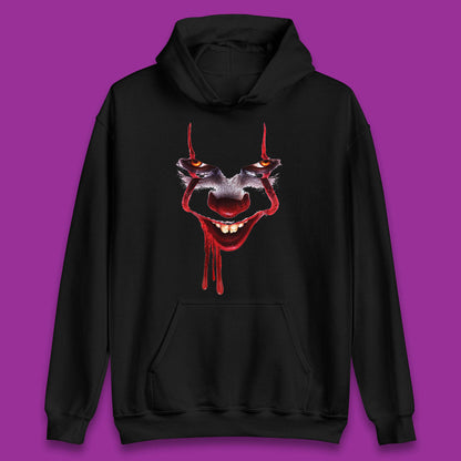 Pennywise Clown IT Chapter 2 Halloween Horror Movie Character Unisex Hoodie