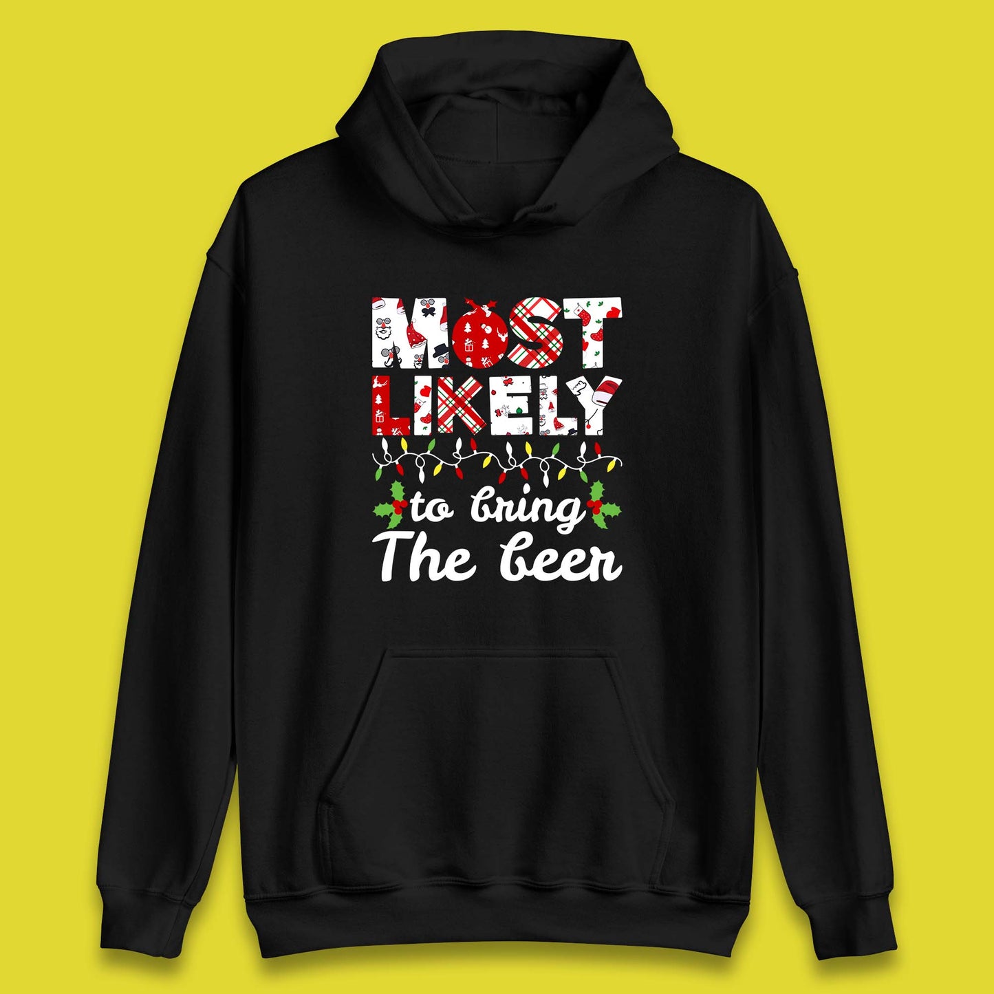 beer christmas hoodie