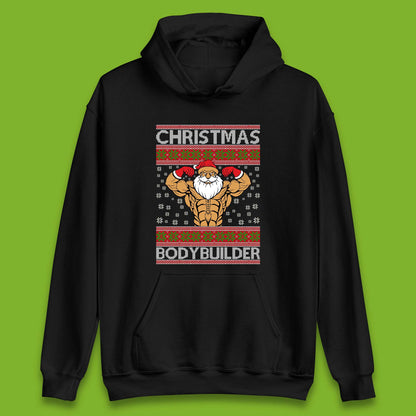 Ugly Christmas Bodybuilder Unisex Hoodie