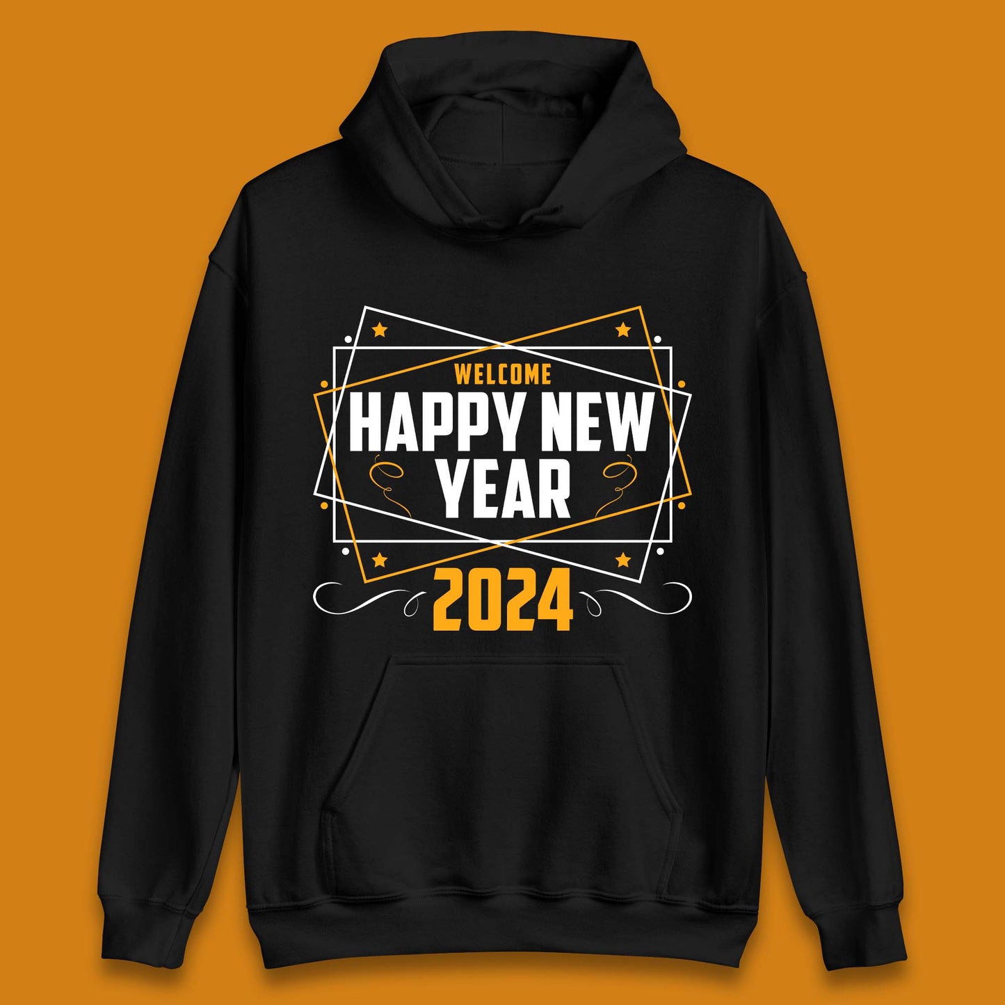 Welcome Happy New Year 2024 Unisex Hoodie