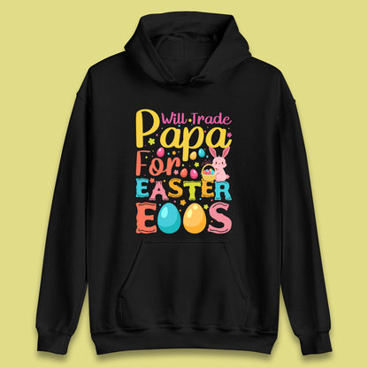Papa For Easter Eggs Unisex Hoodie