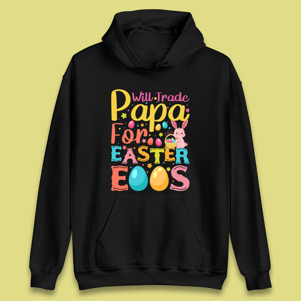 Papa For Easter Eggs Unisex Hoodie