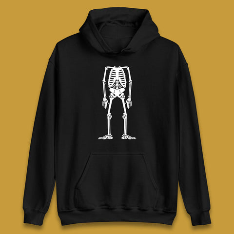 Skeleton Without Head Halloween Headless Skeleton Horror Scary Skull Unisex Hoodie